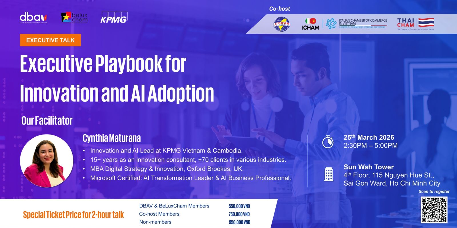 HCMC | TECH | MARCH | Executive Playbook for AI Adoption: Leadership, Strategy & Trust