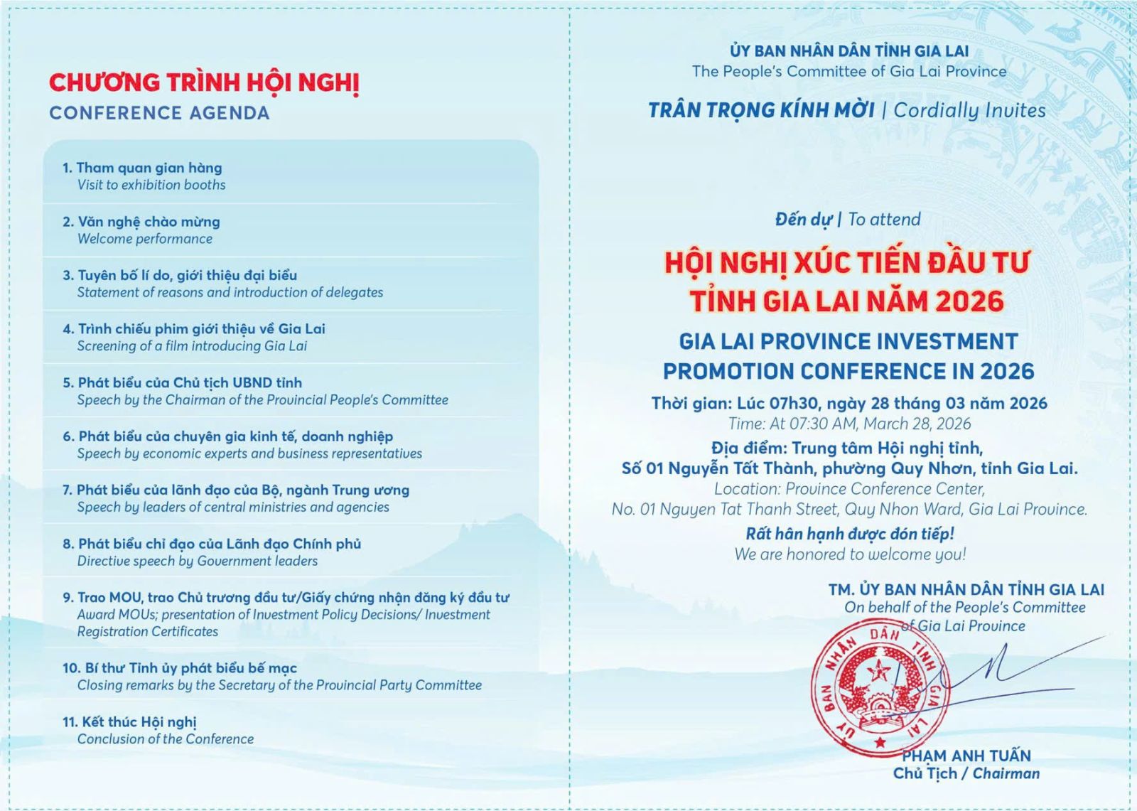 GIA LAI | INVESTMENT PROMOTION | MARCH | GIA LAI INVESTMENT PROMOTION CONFERENCE 2026